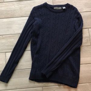 Oscar de la Renta cable knit sweater